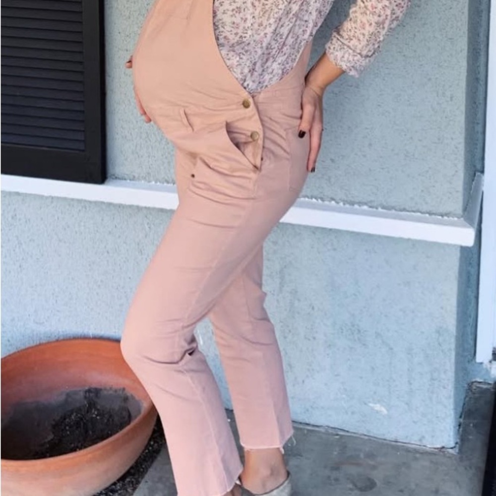 Pink HATCH Maternity Overalls